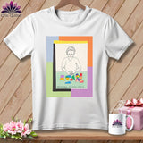 MyDesigns Physical Item S / White Sew-Nia Delaunay - Resting Stitch Face ~ Premium Tee