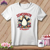 MyDesigns Physical Item S / White Sewciopath ~ Relaxed Fit Tee