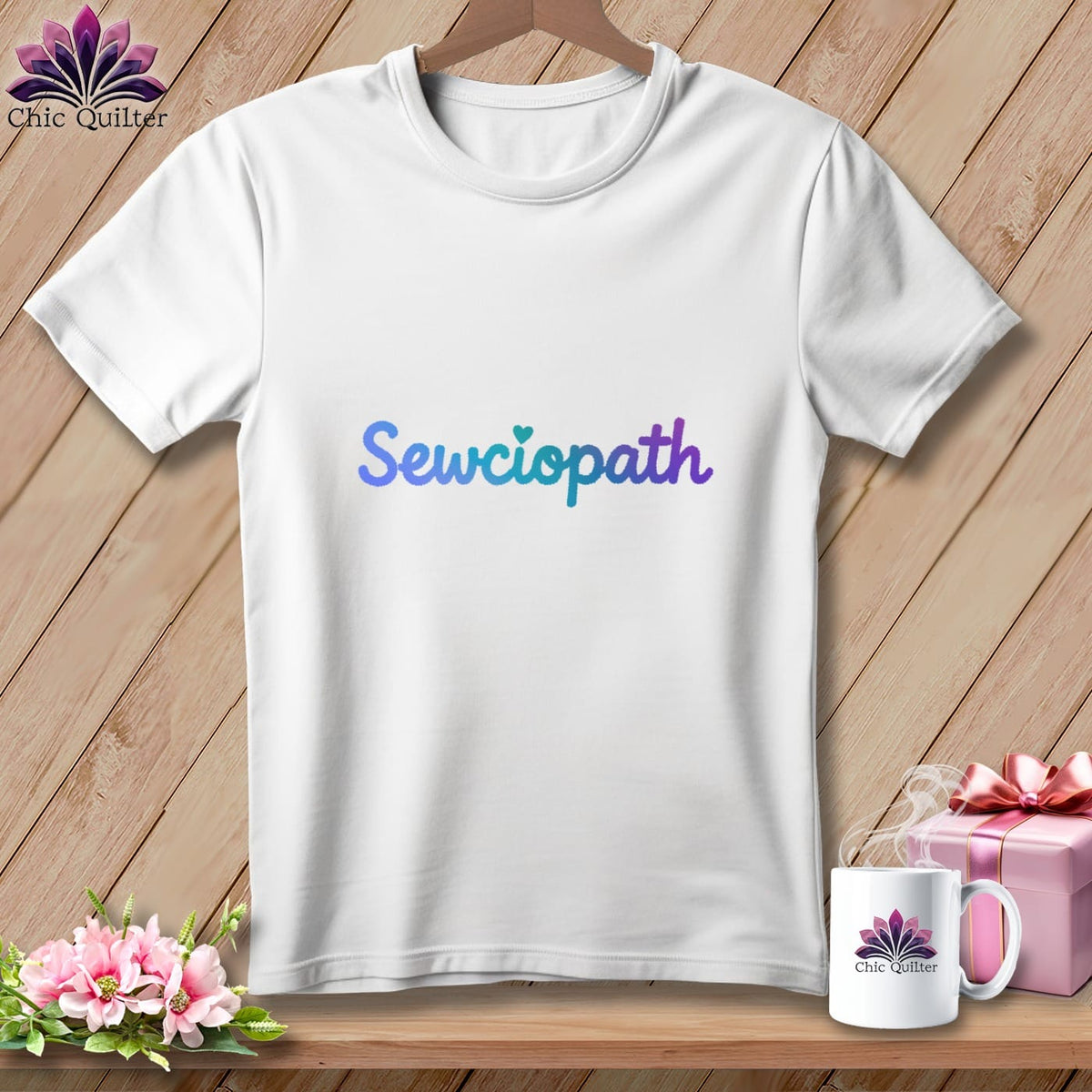 MyDesigns Physical Item S / White Sewciopath ~ Relaxed Fit Tee
