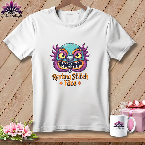 MyDesigns Physical Item S / White Snipzilla - Resting Stitch Face ~ Premium Tee