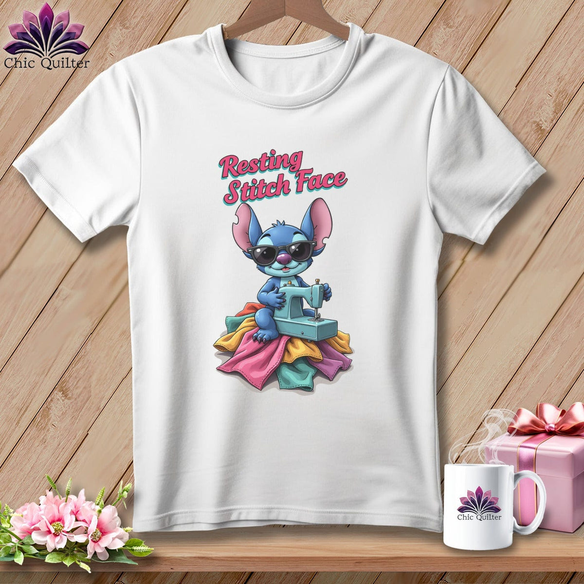 MyDesigns Physical Item S / White Snither Stitcher - Resting Stitch Face ~ Premium Tee