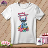 MyDesigns Physical Item S / White Snither Stitcher - Resting Stitch Face ~ Premium Tee