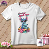 MyDesigns Physical Item S / White Snither Stitcher - Resting Stitch Face ~ Relaxed Fit Tee