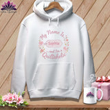 MyDesigns Physical Item S / White Soft Vintage Personalized Name Tag ~ Premium Hoodie