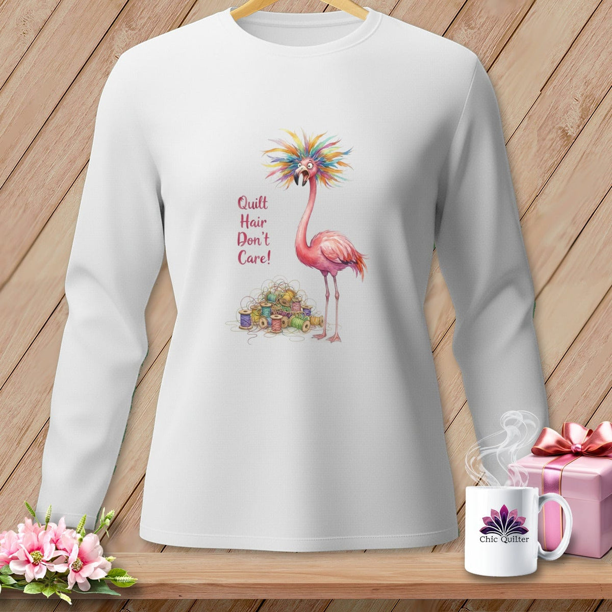 MyDesigns Physical Item S / White Squawklyn Spoolberg ~ Long Sleeve Tee