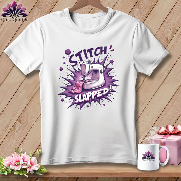 MyDesigns Physical Item S / White Stitch Slapped ~ Relaxed Fit Tee