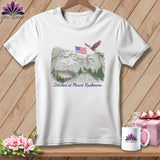 MyDesigns Physical Item S / White Stitchin' at Mount Rushmore ~ Relaxed Fit Tee