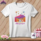 MyDesigns Physical Item S / White Stitchin' in Albuquerque ~ Relaxed Fit Tee