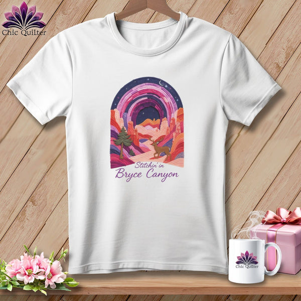 MyDesigns Physical Item S / White Stitchin' in Bryce Canyon ~ Relaxed Fit Tee