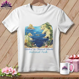 MyDesigns Physical Item S / White Stitchin' in Channel Islands National Park ~ Relaxed Fit Tee