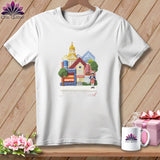 MyDesigns Physical Item S / White Stitchin' in Concord ~ Relaxed Fit Tee