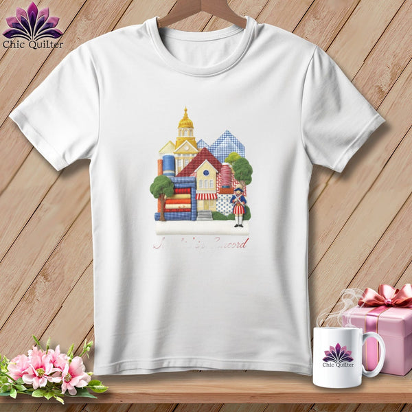 MyDesigns Physical Item S / White Stitchin' in Concord ~ Relaxed Fit Tee