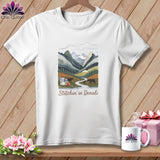 MyDesigns Physical Item S / White Stitchin' in Denali National Park ~ Relaxed Fit Tee