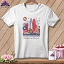 MyDesigns Physical Item S / White Stitchin' in Detroit ~ Relaxed Fit Tee