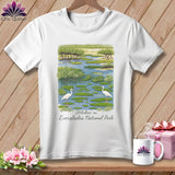 MyDesigns Physical Item S / White Stitchin' in Everglades National Park ~ Relaxed Fit Tee