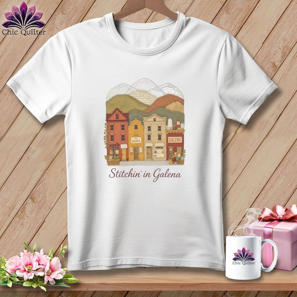 MyDesigns Physical Item S / White Stitchin' in Galena ~ Relaxed Fit Tee