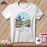 MyDesigns Physical Item S / White Stitchin' in Gates of the Arctic National Park and Preserve ~ Relaxed Fit Tee