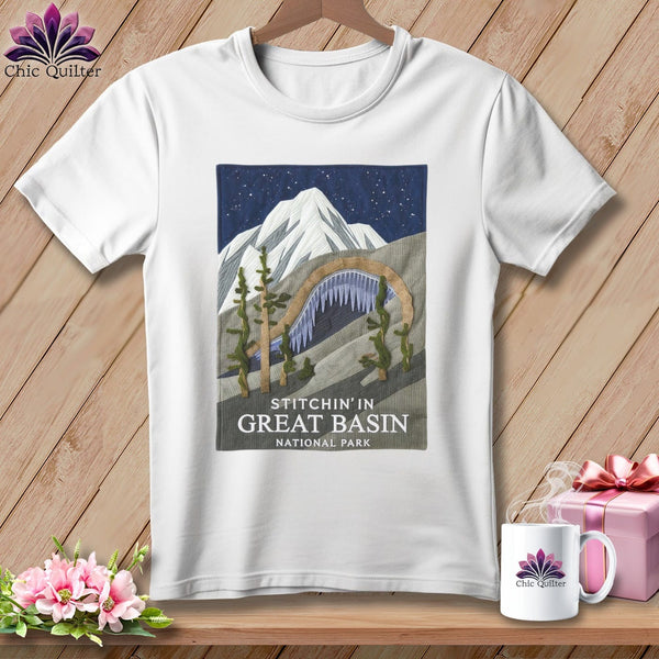 MyDesigns Physical Item S / White Stitchin' in Great Basin National Park ~ Relaxed Fit Tee