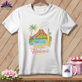 MyDesigns Physical Item S / White Stitchin' in Hawaii ~ Relaxed Fit Tee