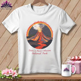 MyDesigns Physical Item S / White Stitchin' in Hawaii Volcanoes National Park ~ Relaxed Fit Tee