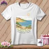 MyDesigns Physical Item S / White Stitchin' in Indiana Dunes National Park ~ Relaxed Fit Tee