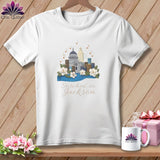 MyDesigns Physical Item S / White Stitchin' in Jackson ~ Relaxed Fit Tee