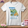 MyDesigns Physical Item S / White Stitchin' in Missouri ~ Relaxed Fit Tee