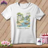 MyDesigns Physical Item S / White Stitchin' in Natchez ~ Relaxed Fit Tee
