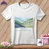 MyDesigns Physical Item S / White Stitchin' in Shenandoah National Park ~ Relaxed Fit Tee
