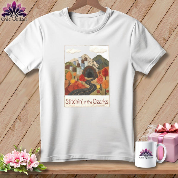 MyDesigns Physical Item S / White Stitchin' in the Ozark Mountains ~ Relaxed Fit Tee