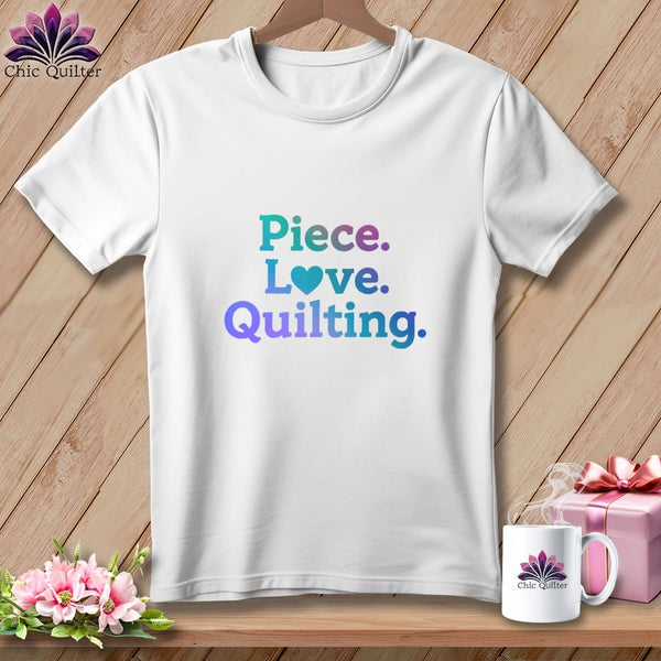MyDesigns Physical Item S / White The Quilter's Heart ~ Relaxed Fit Tee