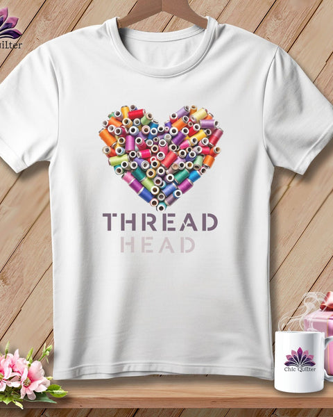MyDesigns Physical Item S / White Thread Head ~ Relaxed Fit Tee