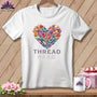 MyDesigns Physical Item S / White Thread Head ~ Relaxed Fit Tee