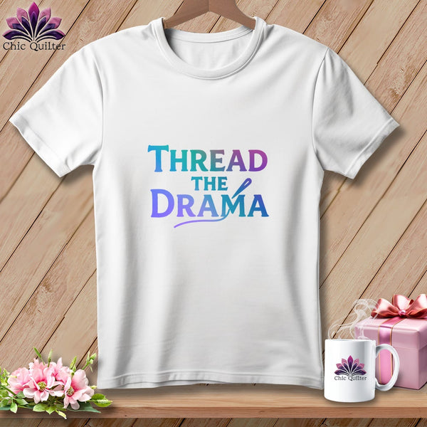 MyDesigns Physical Item S / White Thread the Drama ~ Relaxed Fit Tee