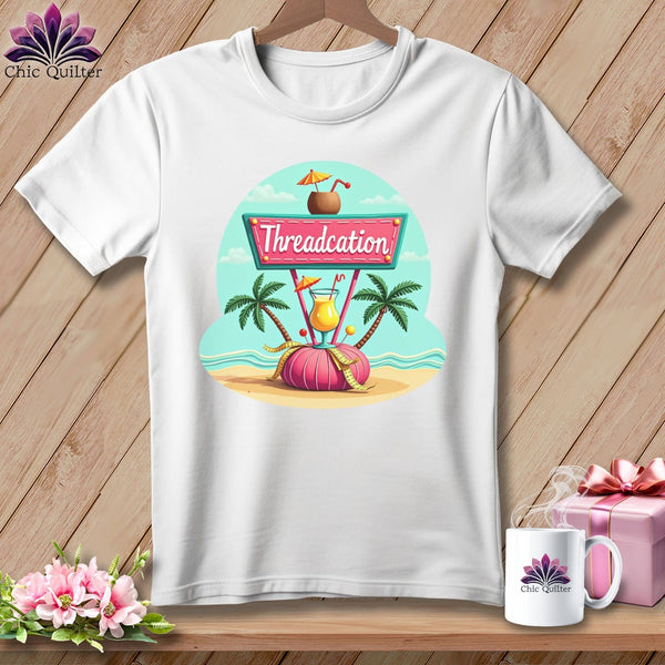 MyDesigns Physical Item S / White Threadcation ~ Relaxed Fit Tee