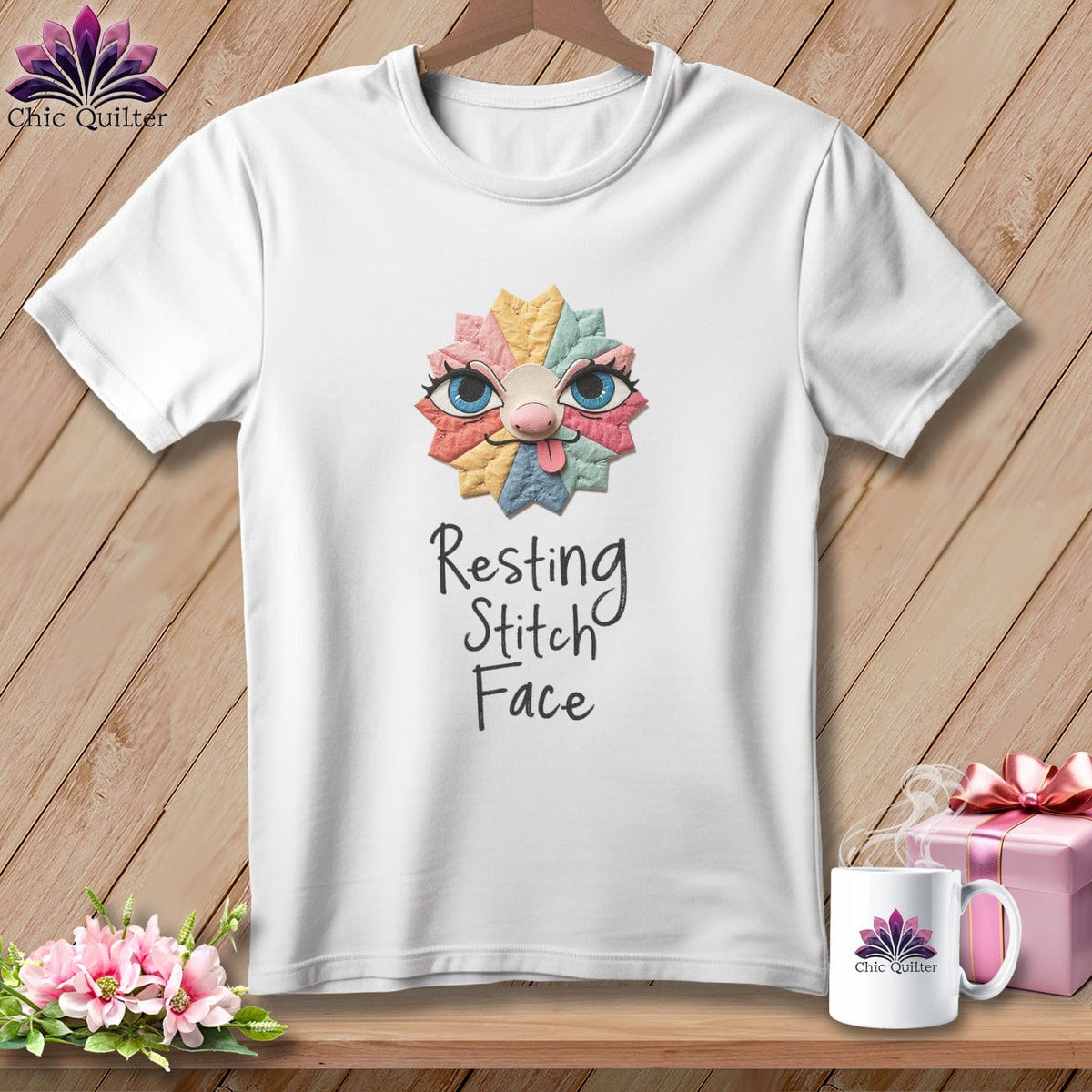 MyDesigns Physical Item S / White Tongue - Resting Stitch Face ~ Premium Tee