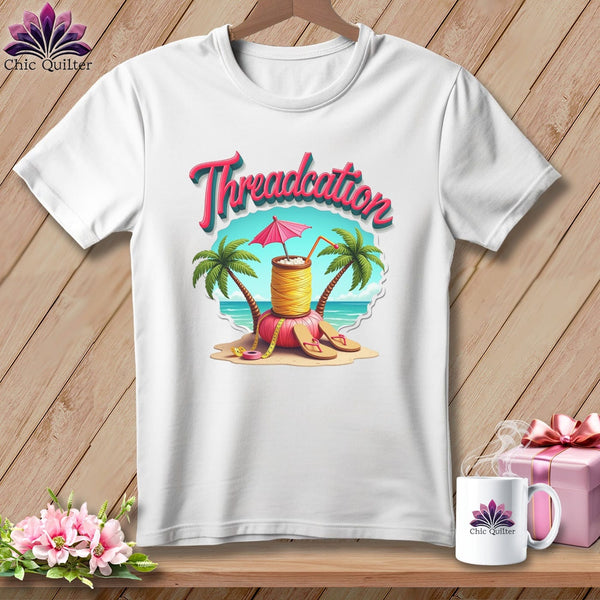 MyDesigns Physical Item S / White Tropical Threads ~ Relaxed Fit Tee