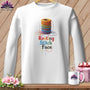 MyDesigns Physical Item S / White Twisted - Resting Stitch Face ~ Long Sleeve Tee