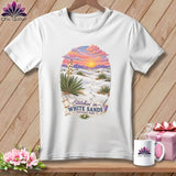 MyDesigns Physical Item S / White White Sands National Park, Stitchin in ~ Relaxed Fit Tee