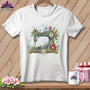 MyDesigns Physical Item S / White Winter Garland ~ December Design ~ Quilter's Calendar Subscription (November Start) ~ Premium Tee