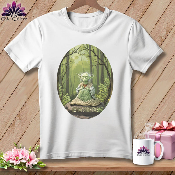 MyDesigns Physical Item S / White Yo-Yo-Da - Resting Stitch Face ~ Premium Tee