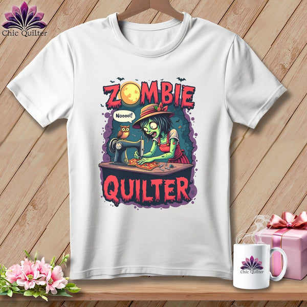 MyDesigns Physical Item S / White Zombie Quilter ~ Relaxed Fit Tee