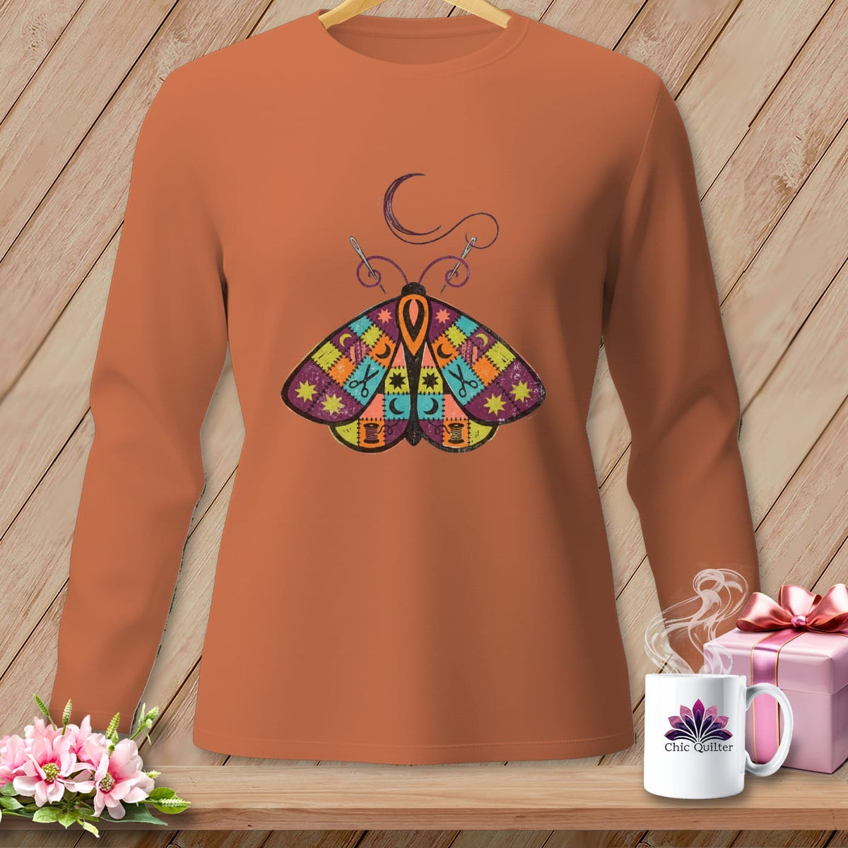 MyDesigns Physical Item S / Yam Drawn To The Lamp ~ Long Sleeve Tee