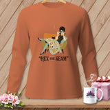 MyDesigns Physical Item S / Yam Hex The Seam ~ Long Sleeve Tee