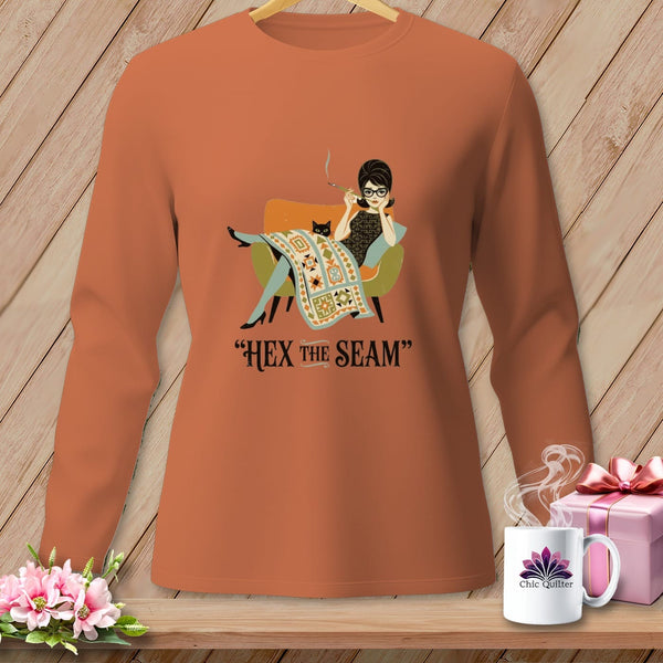 MyDesigns Physical Item S / Yam Hex The Seam ~ Long Sleeve Tee