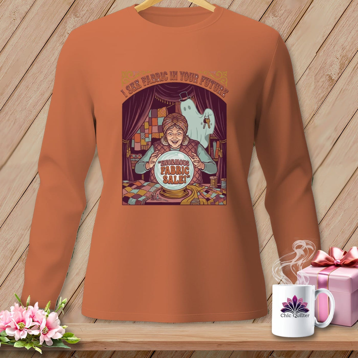 MyDesigns Physical Item S / Yam I See Fabric In Your Future ~ Long Sleeve Tee