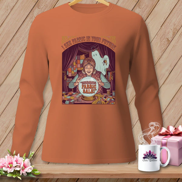 MyDesigns Physical Item S / Yam I See Fabric In Your Future ~ Long Sleeve Tee