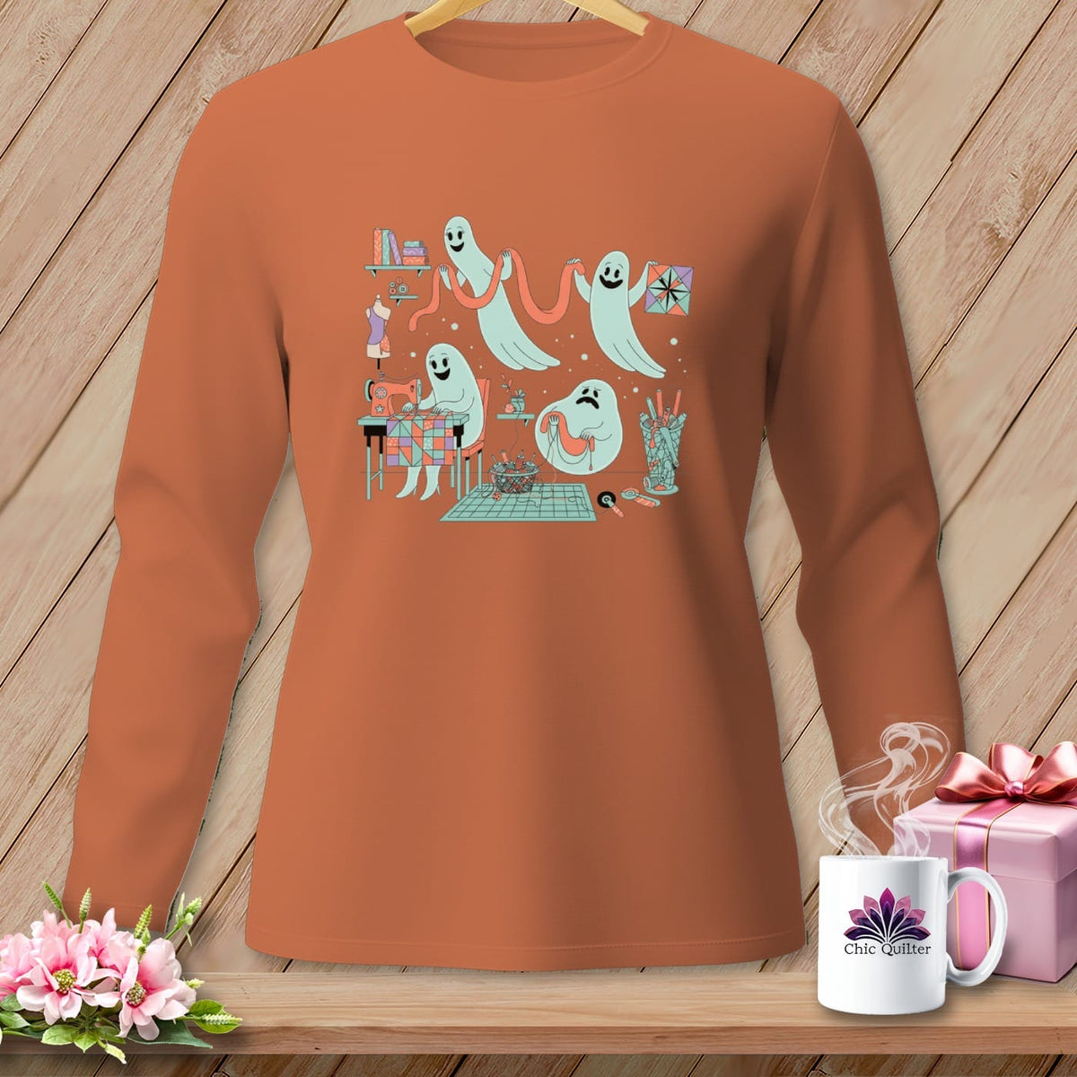 MyDesigns Physical Item S / Yam Night Shift ~ Star Block ~ Long Sleeve Tee