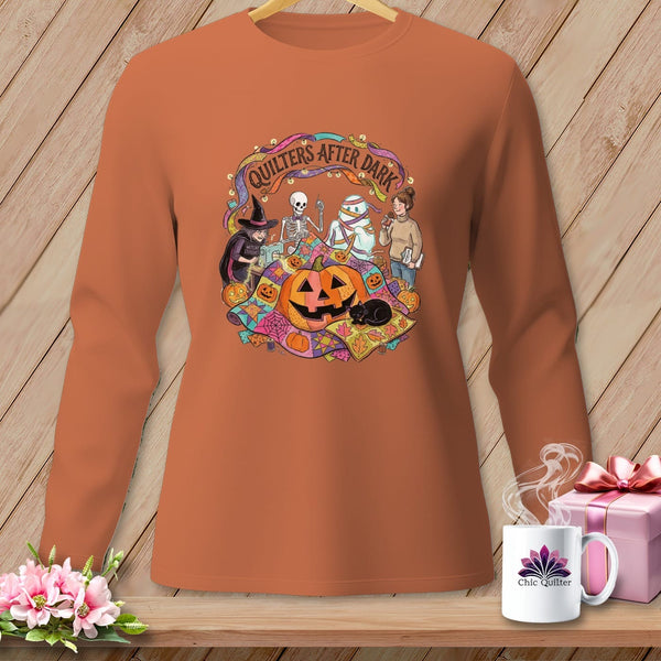 MyDesigns Physical Item S / Yam Quilters After Dark ~ Long Sleeve Tee