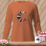 MyDesigns Physical Item S / Yam Stitching the Moon ~ Long Sleeve Tee